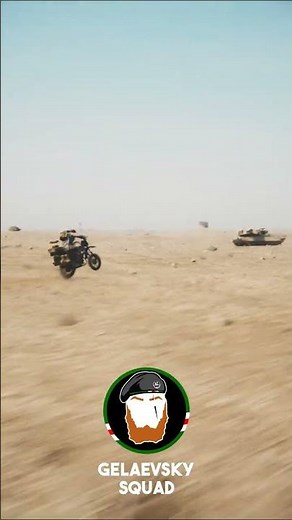 IED Suicide Bomber blew up the TANK | Admin Camera | Squad Gelaevsky #shorts