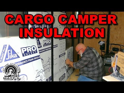 DIY Cargo Camper Conversion Insulation - Part 1