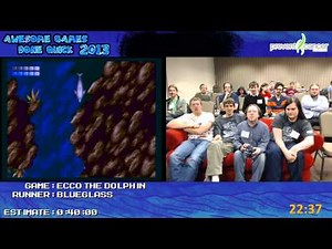 Ecco The Dolphin - Speed Run in 0:41:46 by BlueGlass live for AGDQ 2013 [Genesis]
