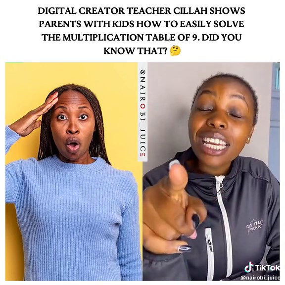 How to Easily Solve the Multiplication Table of 9 | Teacher Cillah