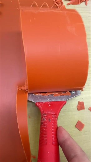 Flawless execution on this thick wax layer.