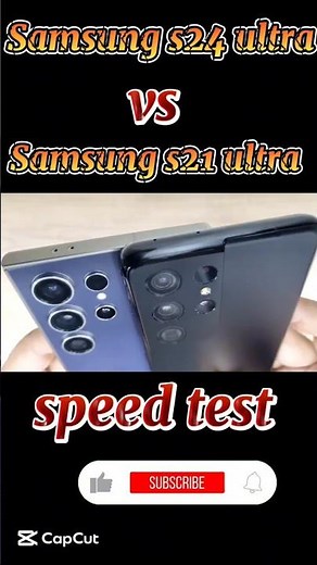Samsung s24 ultra vs Samsung s21 ultra speed test ☠️