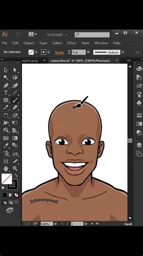 Adobe Illistrator Tutorial NEW #illustratortips #illustratortutorial ‪@IShowSpeed‬