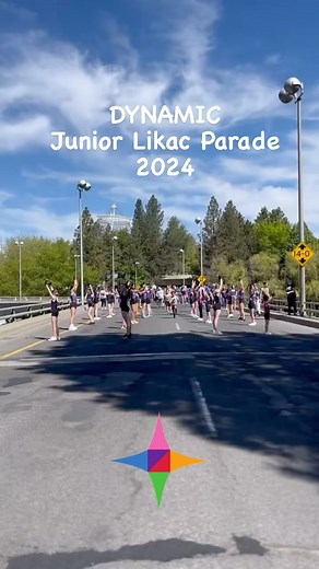 Dynamic performs at the Jr Lilac Parade. So much fun ❤️#dynamicathleticcenter #dynamic#gymnastics#jrlilacparade #spokane# community#parade | Dynamic Athletic Center Spokane