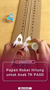 Papan roket hitung | Ide media belajar kreatif | Guru Kreatif
