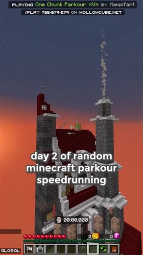 This Parkour Map Is Only One Chunk...