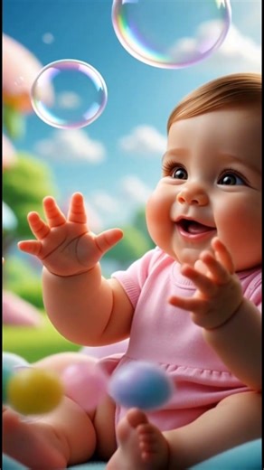 cute baby | bubble fun #fun #babyvideos #babyshorts #cute #love