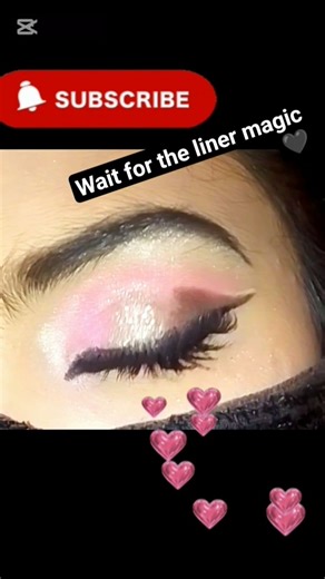 Pink & Silver Eye Makeup ✨ 10 Sec Glam Transformation 💖#makeuptutorial #makeupshorts