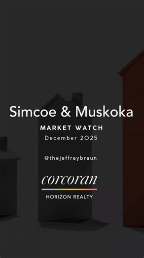 Simcoe County & Muskoka Market Update |December 2025 ❄️📊 Winter brings fewer listings, but serious buyers, creating opportunities for well-priced homes. If you need help navigating the market, feel free to message me Jeffrey Braun with Corcoran Horizon Realty. #SimcoeRealEstate #MuskokaMarket #WinterMarket #JeffreyBraun #CorcoranHorizon | Jeffrey Braun