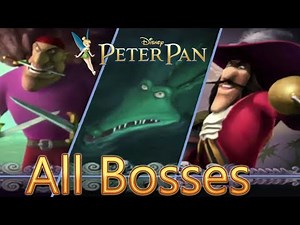 Disney's Peter Pan: Return to Neverland All Bosses | Boss Fights (PS1)