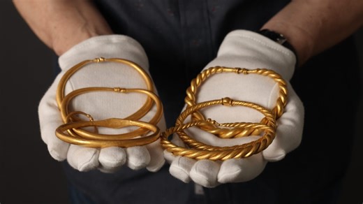 Archaeologists discover 3rd largest Viking Age gold hoard in Denmark