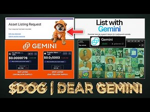 Message to Gemini Listing Team from $DOG Community