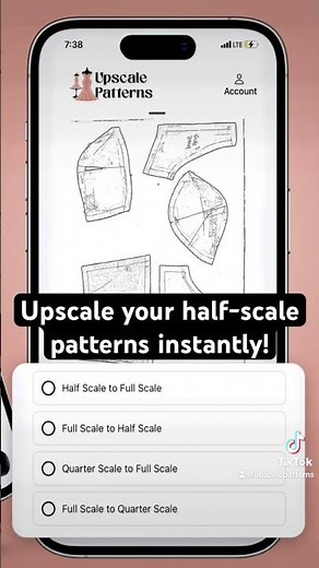 Upscale your half-scale patterns instantly!