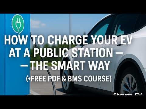 How to Charge Your EV at a Public Station — The Smart Way (+ Free PDF & BMS Course)