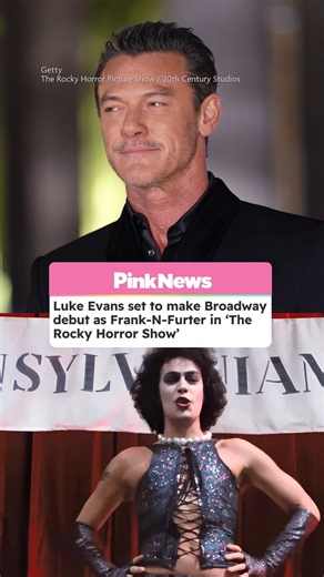 Luke Evans to star as Frank-N-Furter in Broadway's Rocky Horror Show revival!
