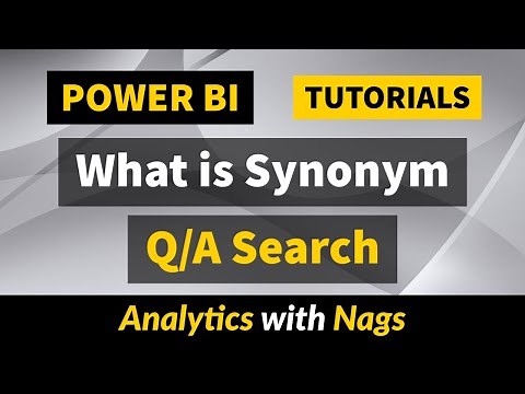 What is Q&A and Synonym in Power BI Tutorial (38/50)