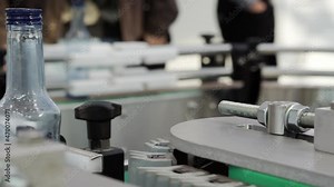 Technological process at a plant for the production of alcoholic beverages.