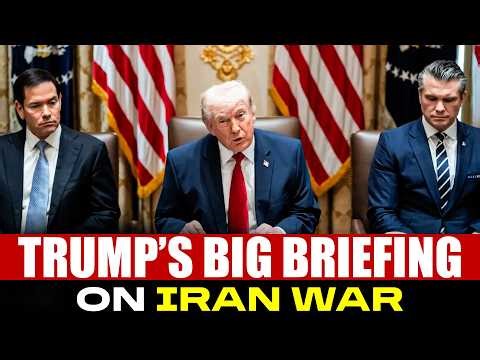 President Trump holds crucial briefing on IRAN WAR with the Military | Hormuz | Mideast | USA