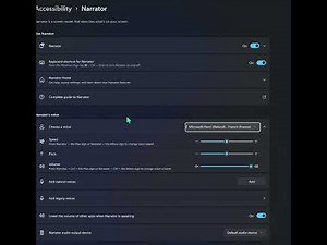 Windows 11 - All Narrator Exclusive Text to Speech Voices