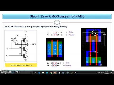 Lecture 4_ CMOS NAND Gate in Microwind using 2 finger