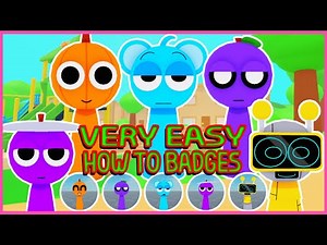 Roblox - [UPD 8] - How to get 5 Badges in Sprunki 3D Roleplay