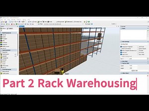 Warehouse Model Building In Flexsim Simulation | Warehousing Tutorial | Flexsim Basics & Advanced
