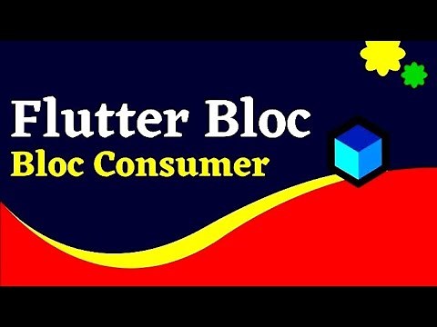 #6 Flutter Bloc | BlocConsumer Widget In Flutter Bloc | By Vivek Lodh