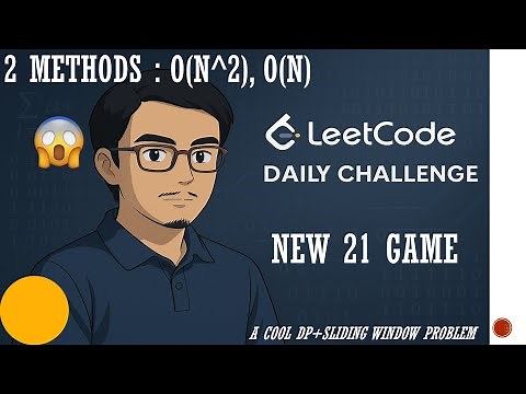 837. New 21 Game | DP Solution made easy | Leetcode Daily Challenge | Sliding Window