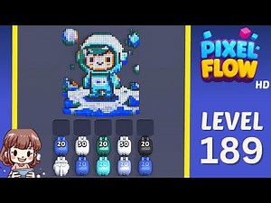 Pixel Flow Level 189 Solution Walkthrough