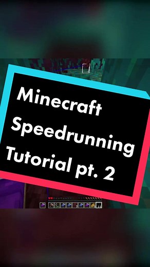 Here's part 2 to the tutorial. Part 3 will be up tomorrow. #tutorials #speedrun #minecraft