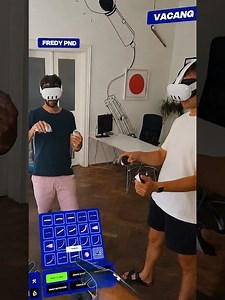 Playing VR with the boys