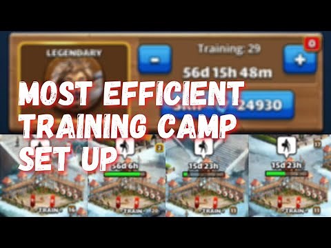 Most Efficient Training Camp Set-Up | How-To w/ HOTATO | Empires & Puzzles