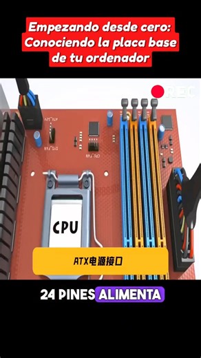 5.4K views · 105 reactions | Empezando desde cero conociendo la placa base de tu ordenador #datoscuriosos | Curiosidades que no sabias | Facebook