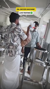 Oil dryer machine live demonstration ✅ #coboltmachineries #premiumquality #trending #reelinstagram❤️ #instareels #entekeralam | Cobolt Machineries