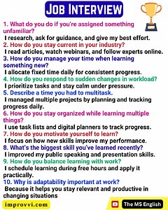 33K views · 157 reactions |  Job interview 《Q & A》 #job | English Skill Improvement | Facebook