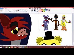 Paint/FNAF- How I draw speedpaint-