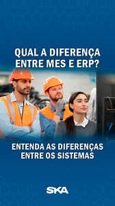 Você sabe a diferença entre os softwares MES e ERP? 🤔 Cada um desses sistemas tem papeis distintos dentro das indústrias, porém, quando utilizados de forma integrada, eles podem alcançar ótimos resultados ao seu negócio. 🚀 ➡ Leia no blog da SKA o conteúdo completo que escrevemos sobre o assunto: bit.ly/43EmQkv #erp #sistemaerp #sistemames #mes #manufacturingexecutionsystem #gestãodaprodução #produçãoemlote #produçãoseriada #gruposka #syneco #prodwin #industria40 | SKA