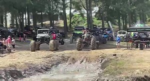 39K views · 121 reactions | Riff Raff putting down that POWER to skim across the small tire bounty hole at Alabama Mud Park!!! | Rickmercs | Facebook