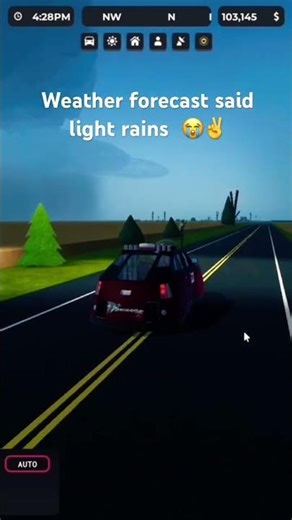 It said light rains #viral #stormchasing #roblox #twisted #twister