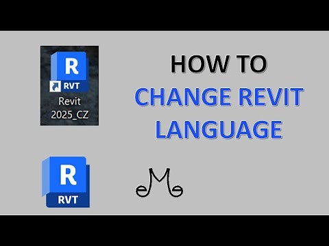 Revit Tutorial - How to change Revit language