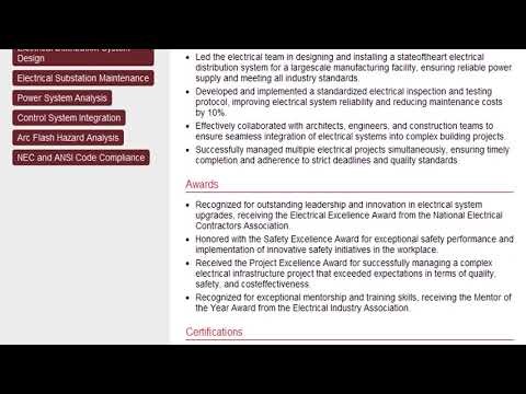 Build a Electrical Superintendent Resume | ResumeGemini