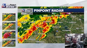 3am PinPoint Radar Update: Strongest storms that deserved to be monitored tonight shifting into the eastern & southern Brazos Valley. Still rattling, but severe concerns have generally ended. Here's a look at what is ahead for the next hour | KBTX Weather | Facebook