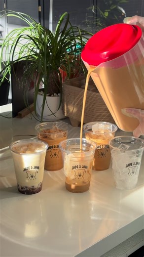 Jade & Java Cafe on Instagram: "Golden hour with our vietnamese crack✨ #bayarea #vietnamesecoffee #cafe #matcha"