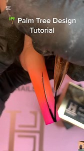 65K views · 536 reactions | Palm tree design. Nail art(a must watch # viralreel#fyp | 5 star nails SA | Facebook