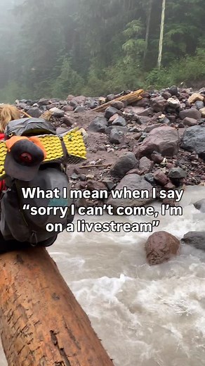 4K views · 3.4K reactions | The stream was—indeed—live TBH I’d rather be on this type of live stream, what about you?  #livestreamer #backpacking #washington #hiking | 2 Sisters on Adventures | Facebook