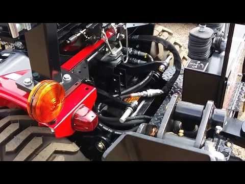 Mahindra Max 25 HST 4wd tractor walkaround