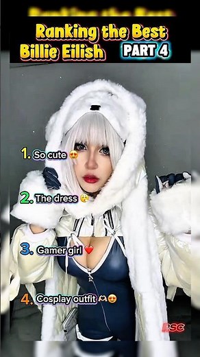 Ranking the Best Billie Eilish Transformation Trend Part 4 #shorts #trending #billieeilish