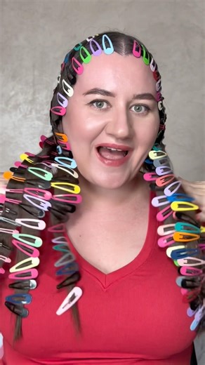 Hair clip color challenge 🌈👩🏻