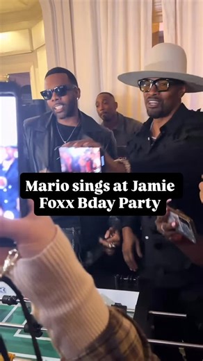 OMG Archie on Instagram: "Mario sings at Jamie Foxx Bday Party"