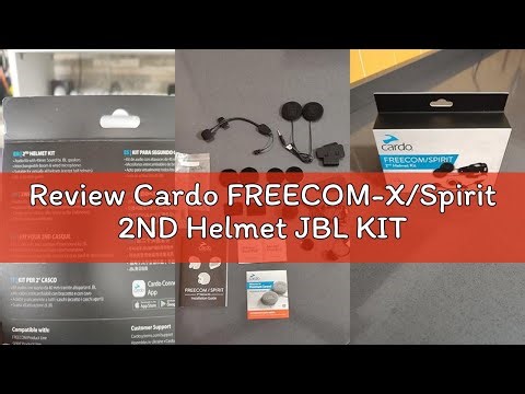 Review Cardo FREECOM-X/Spirit 2ND Helmet JBL KIT